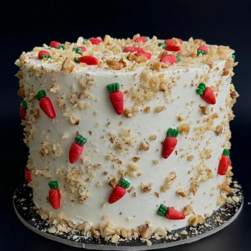 Tort cu blat cu morcovi Carrot Cake
